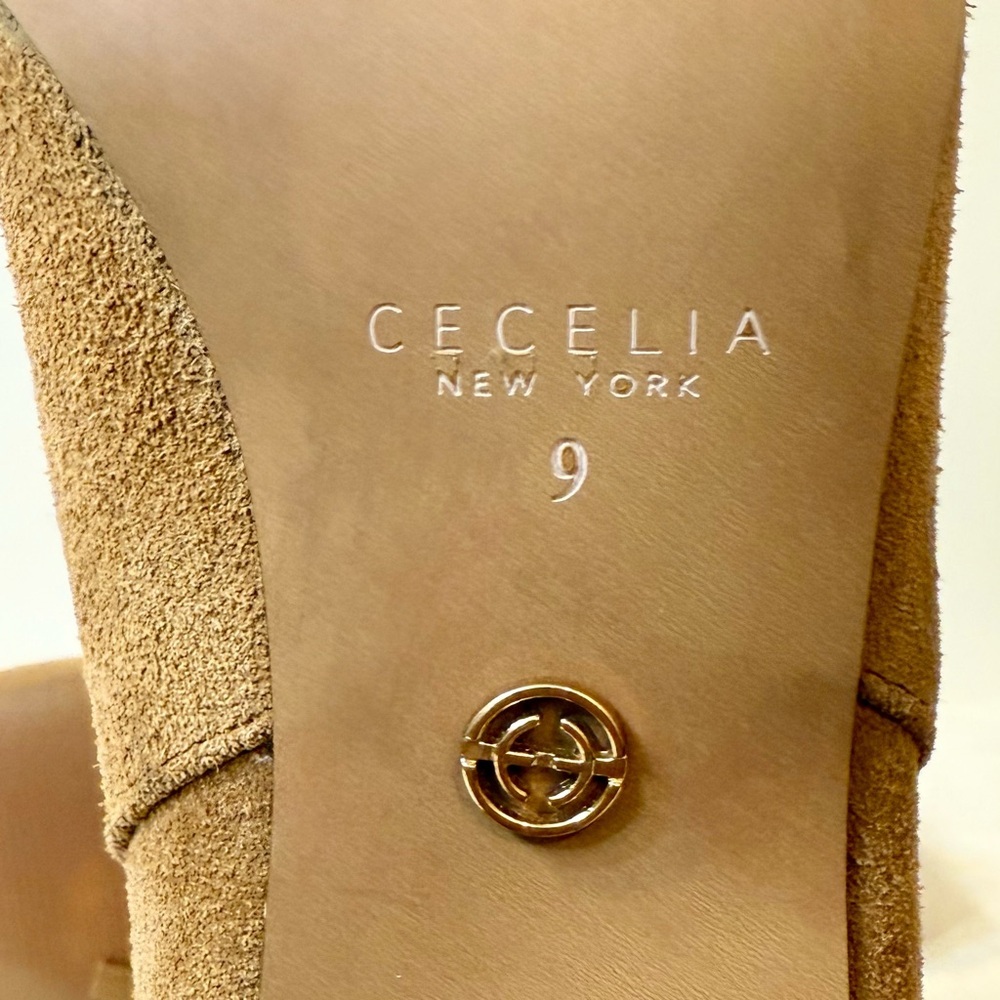 Anthropologie Cecelia New York Brackett Fringe Boots in Taupe Suede Size 9 - Picture 12 of 12